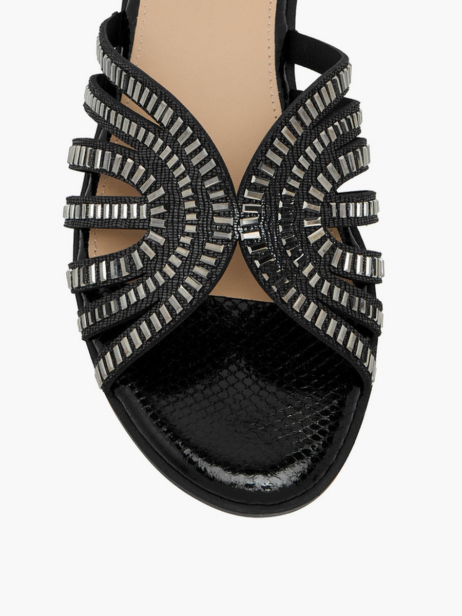 Women Embellished Slide Sandals 