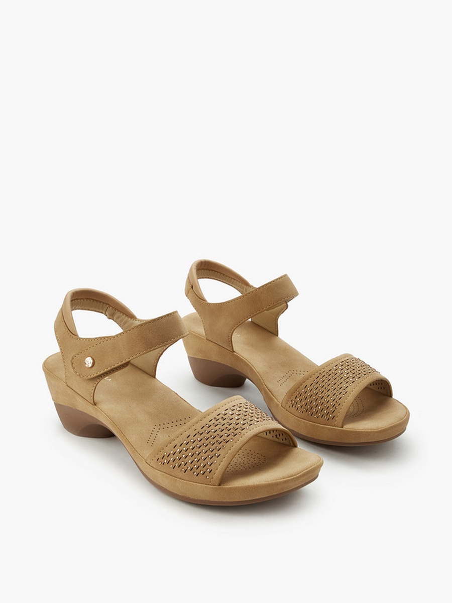 Women Block Heel Strap Sandals