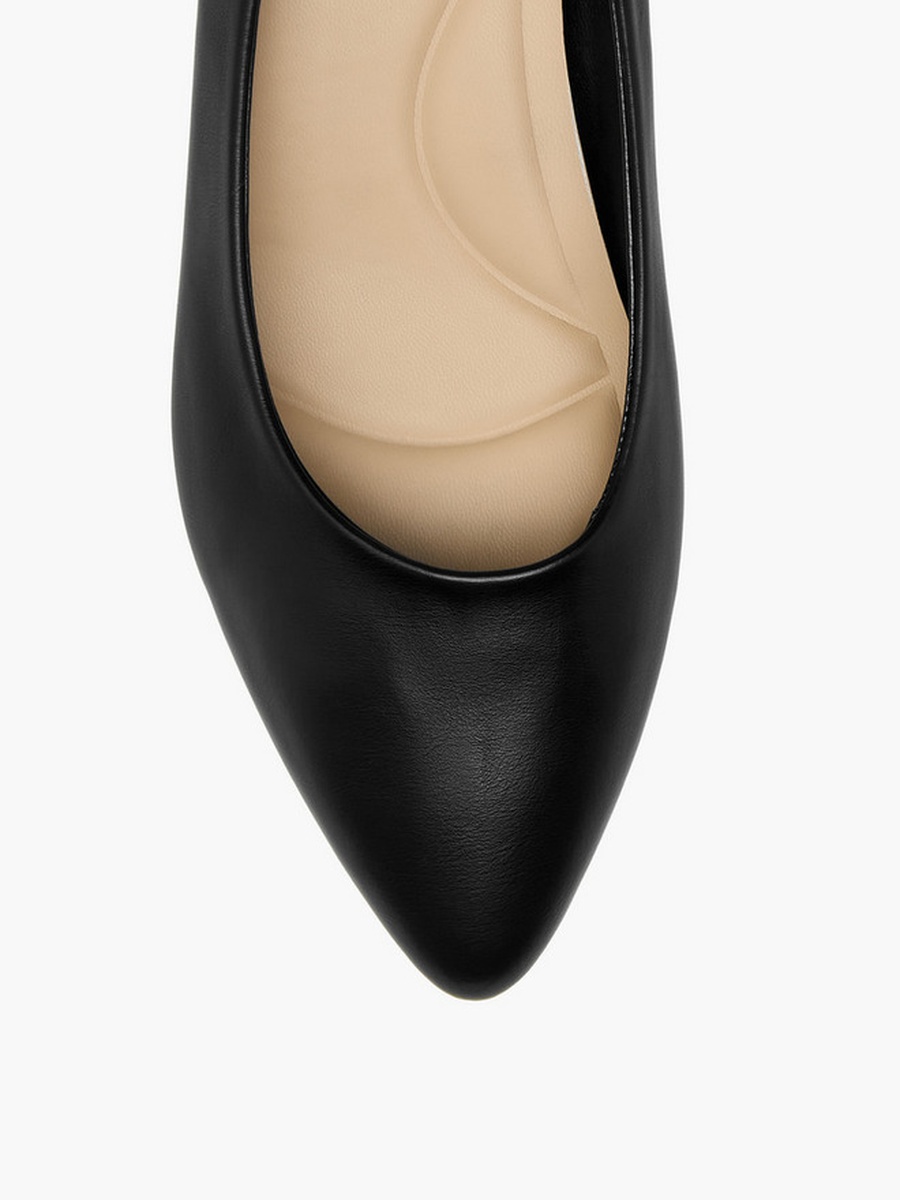 Women Pointed Toe Block Heel Pumps