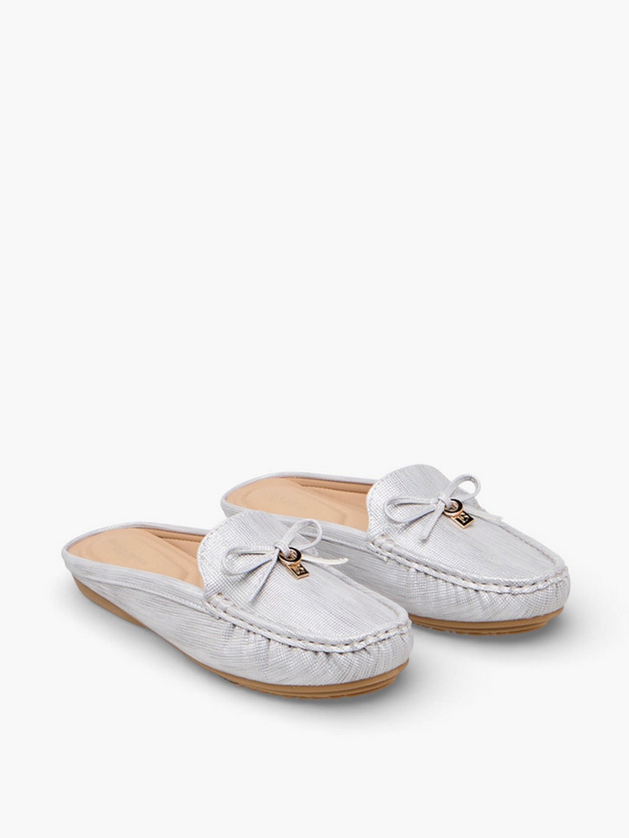 Women Bow Accent Mules