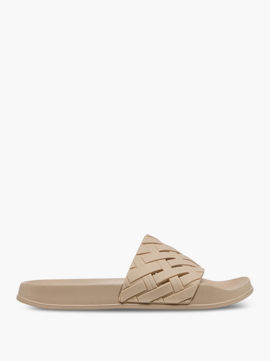 Women Weave Textured Slides