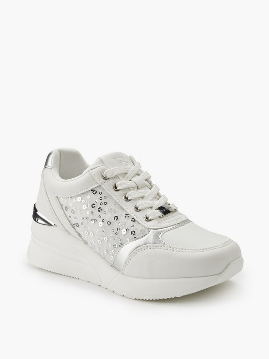 Women Lace-Up Ankle Sneakers