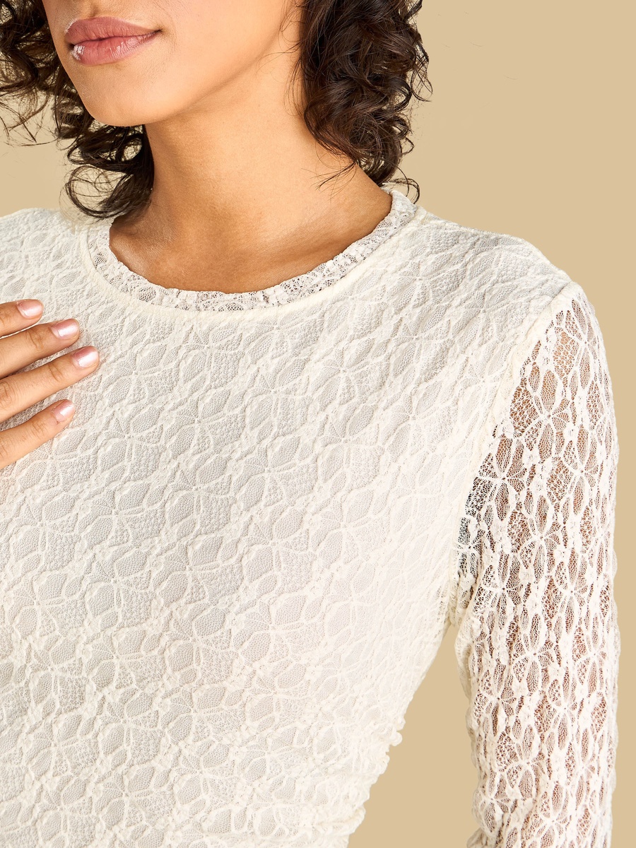 Lace Textured Maxi Dress