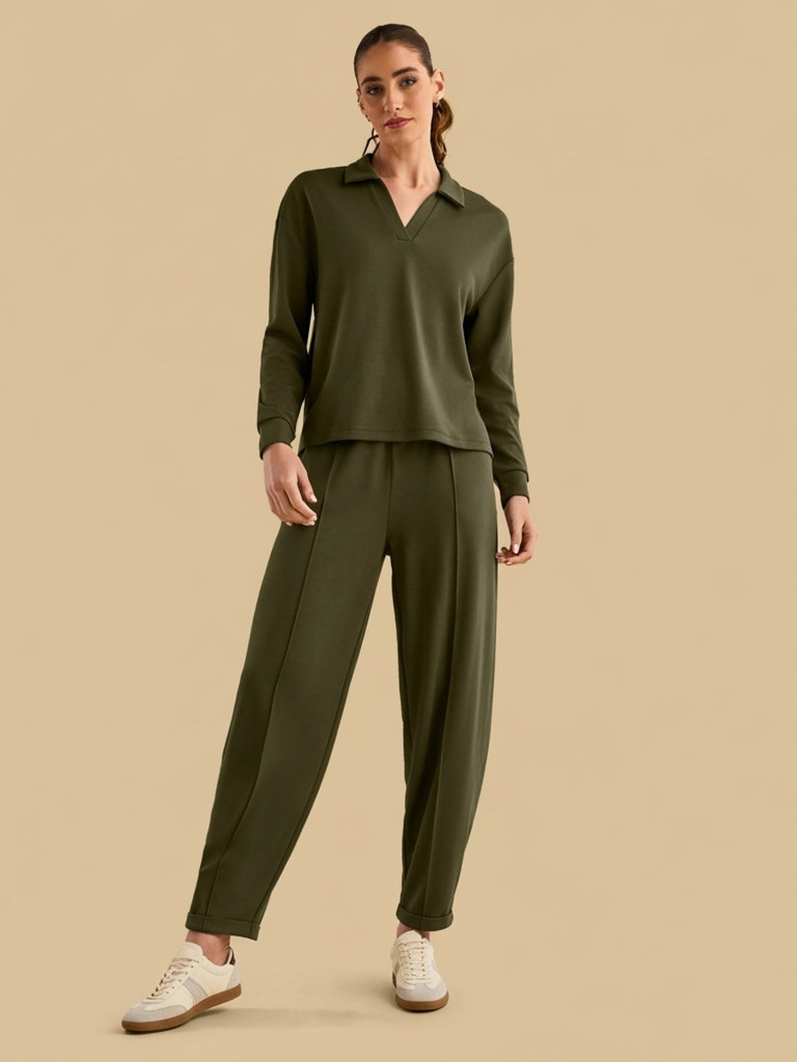 Collared Modal Top