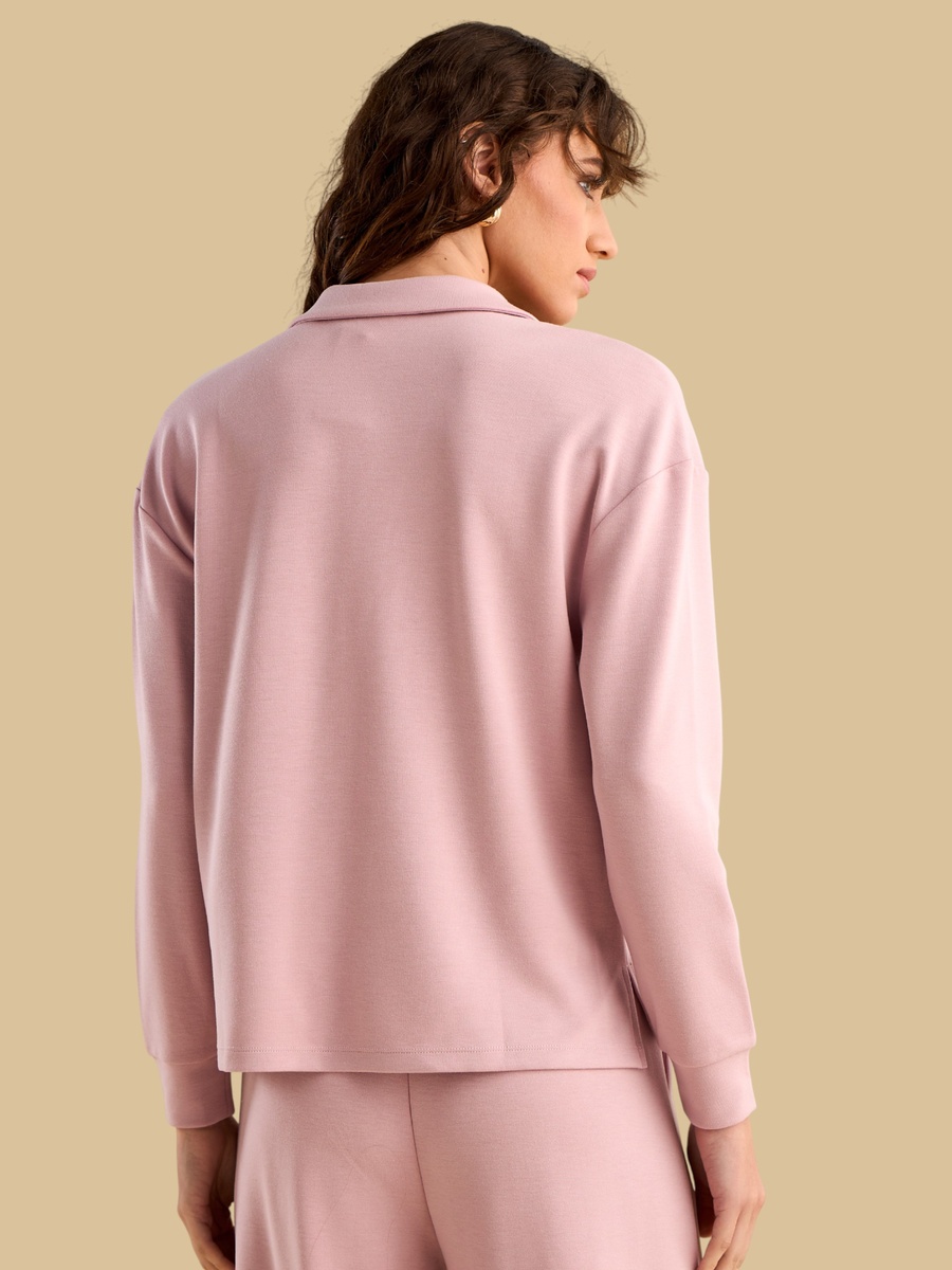 Collared Modal Top