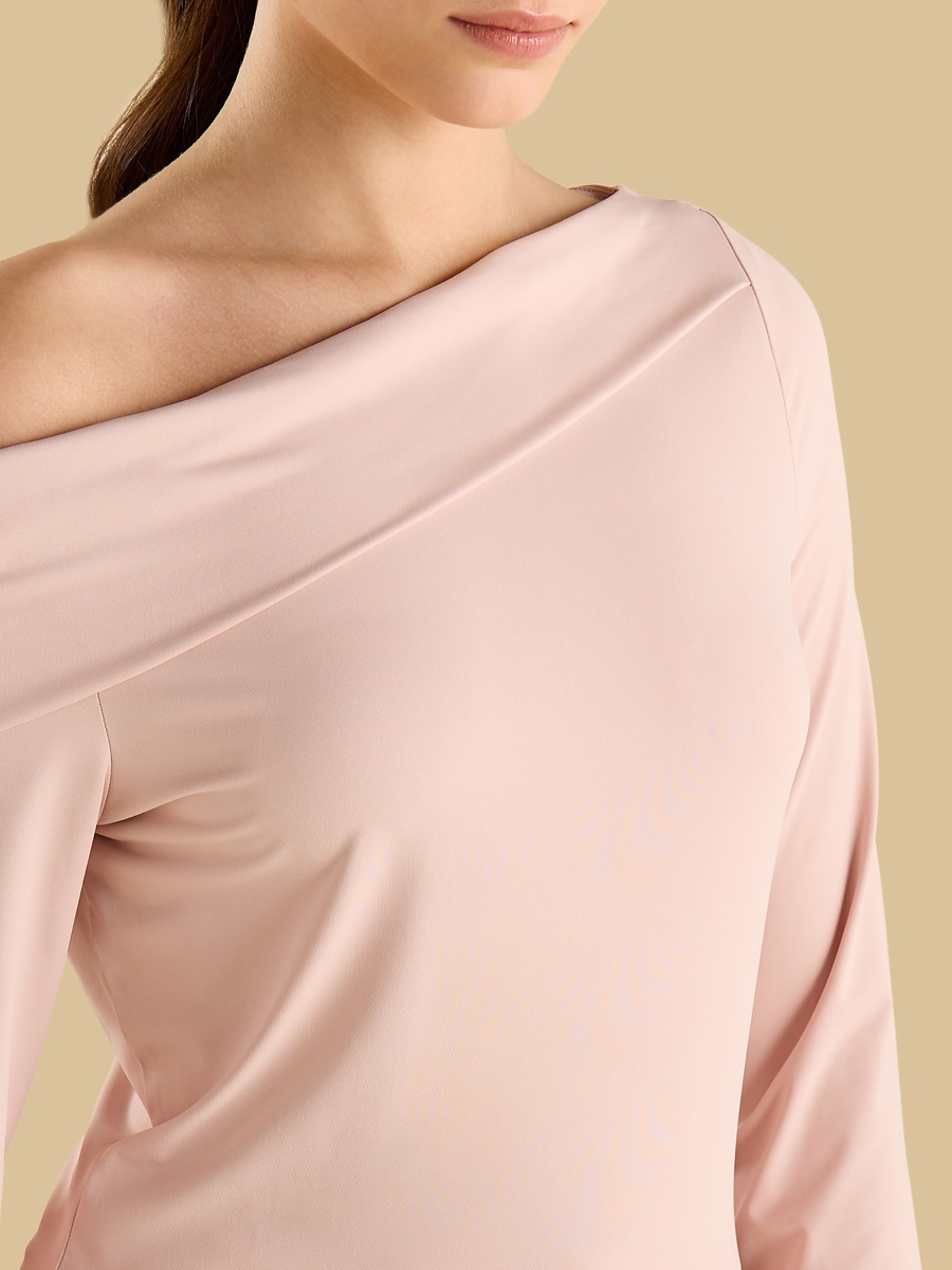 Shirred One Shoulder Top