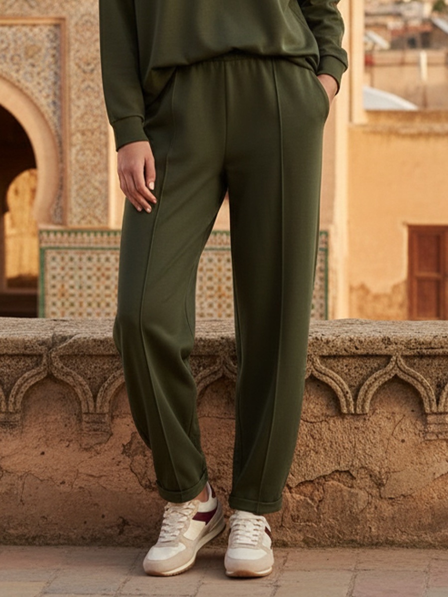 Drawstring Waist Modal Pants