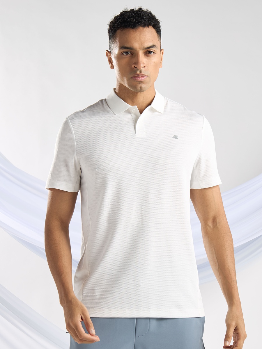 Textured Polo T-Shirt