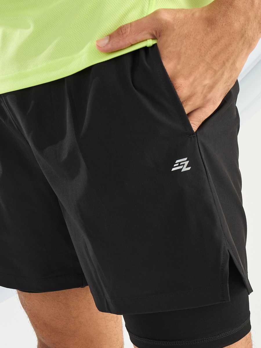 Plain Hybrid Shorts
