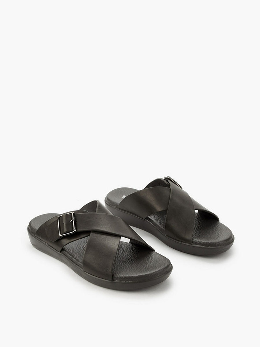 Men Cross Strap Sandals