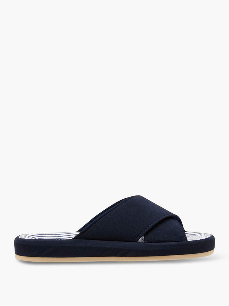 Men Cross Strap Bedroom Slippers