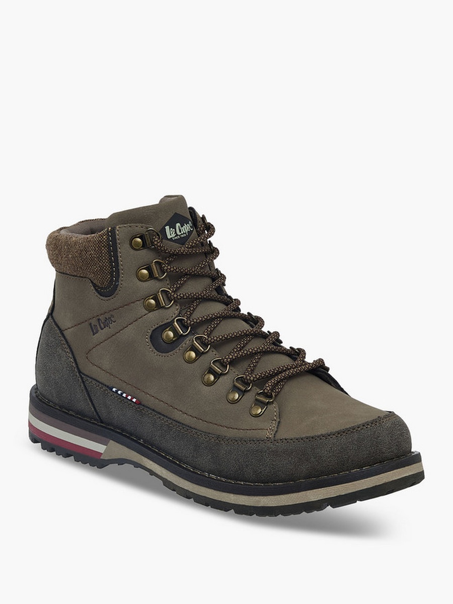 Men Lace-Up Ankle Boots