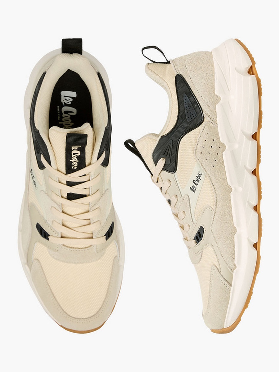 Men Panelled Ankle Sneakers