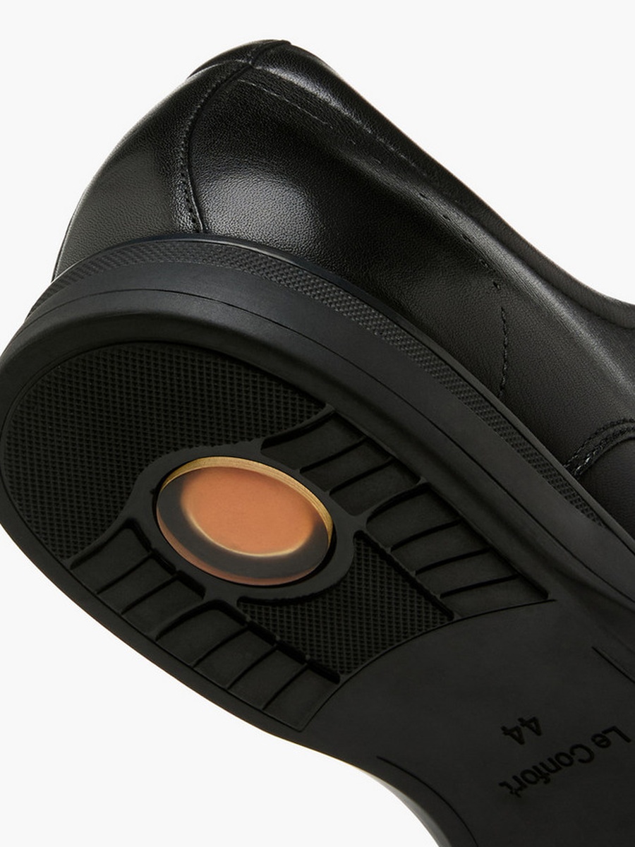 Men Lace-Up Leather Derby Shoes