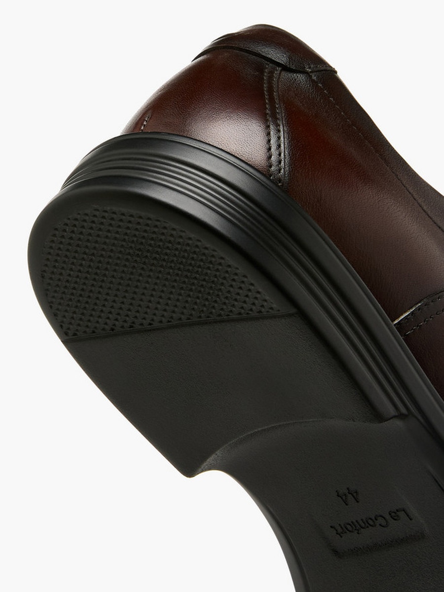 Men Lace-Up Leather Derby Shoes