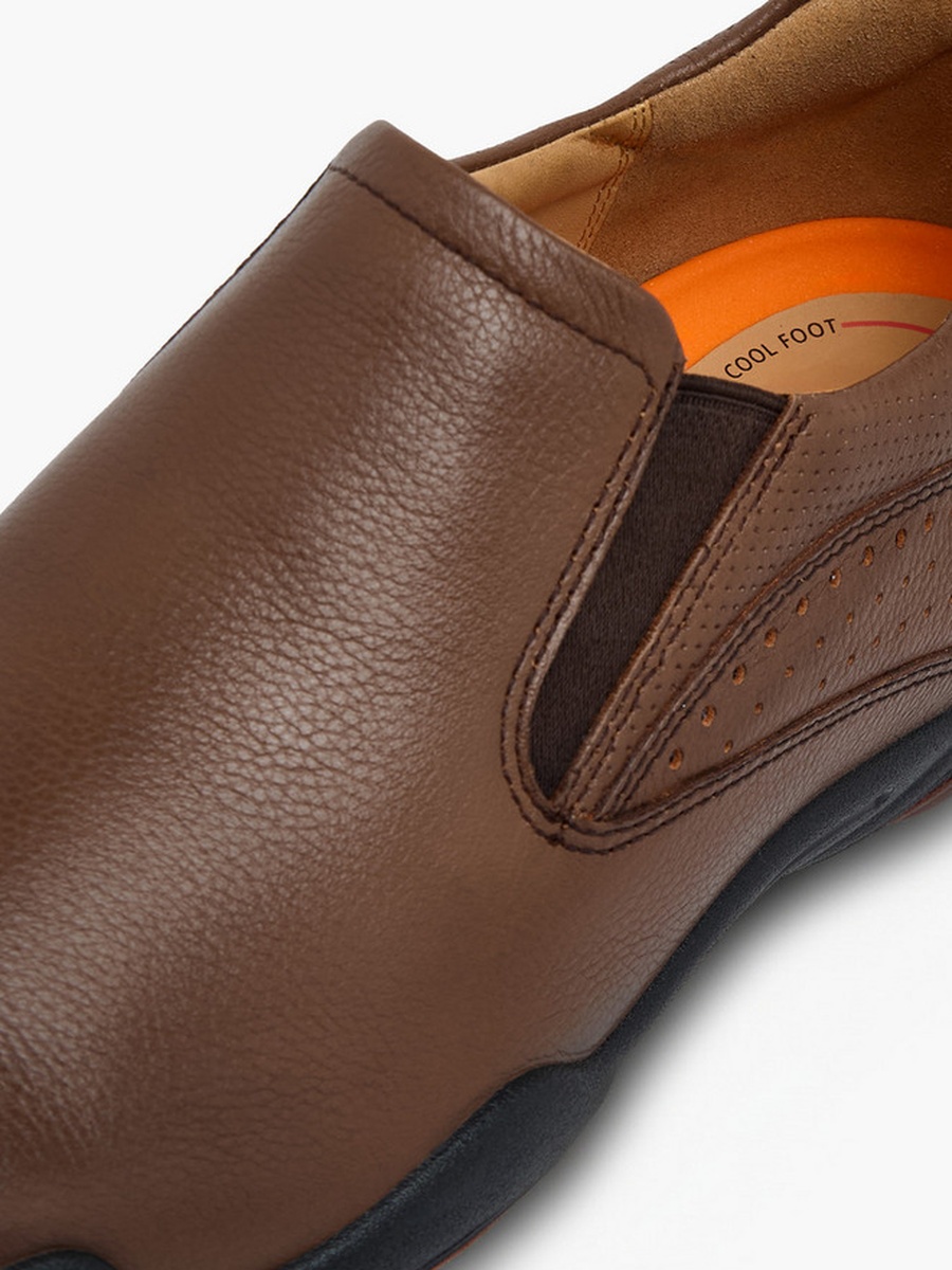 Men Leather Slip-On Loafers