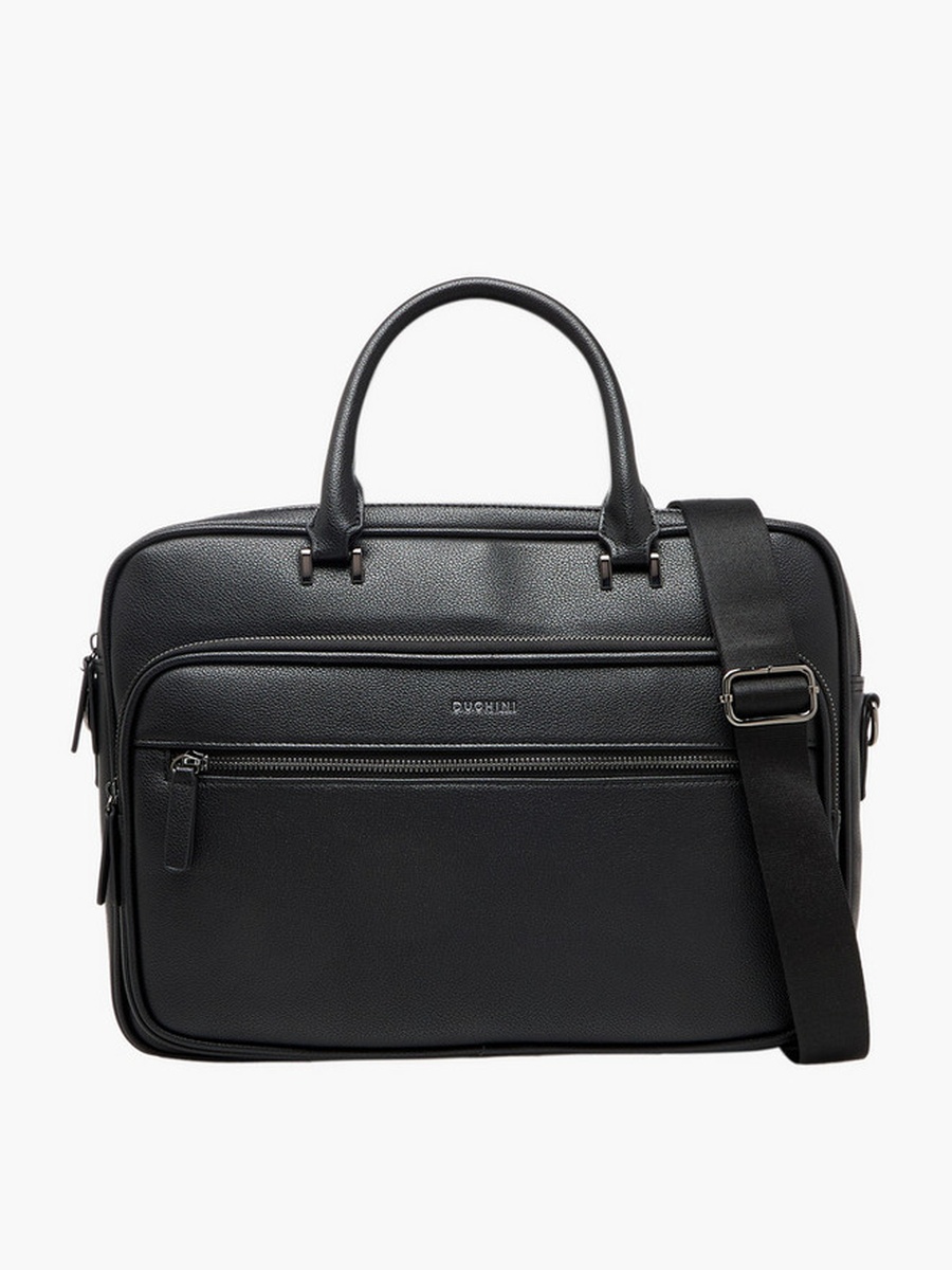 Men Solid Laptop Bag