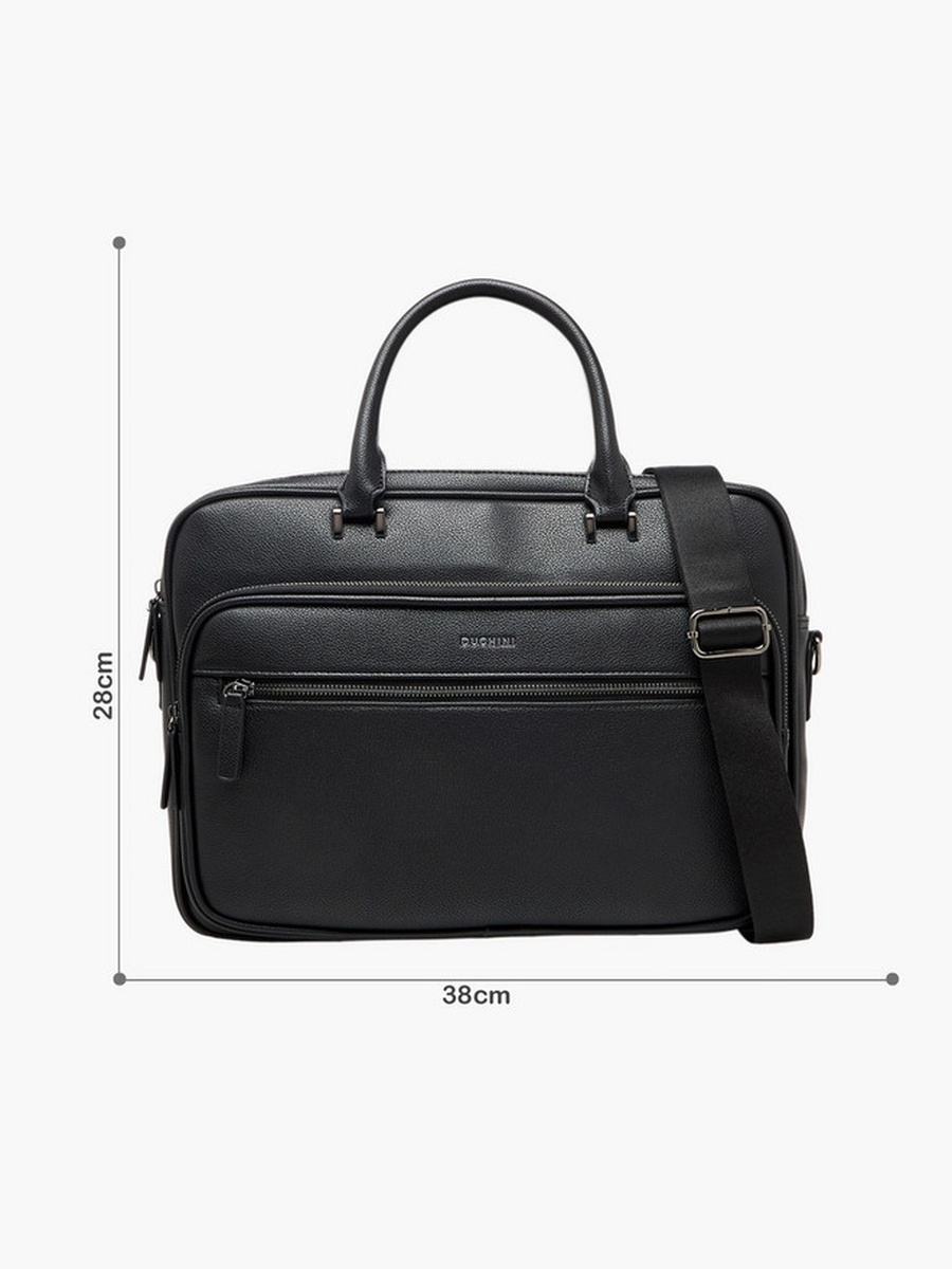 Men Solid Laptop Bag