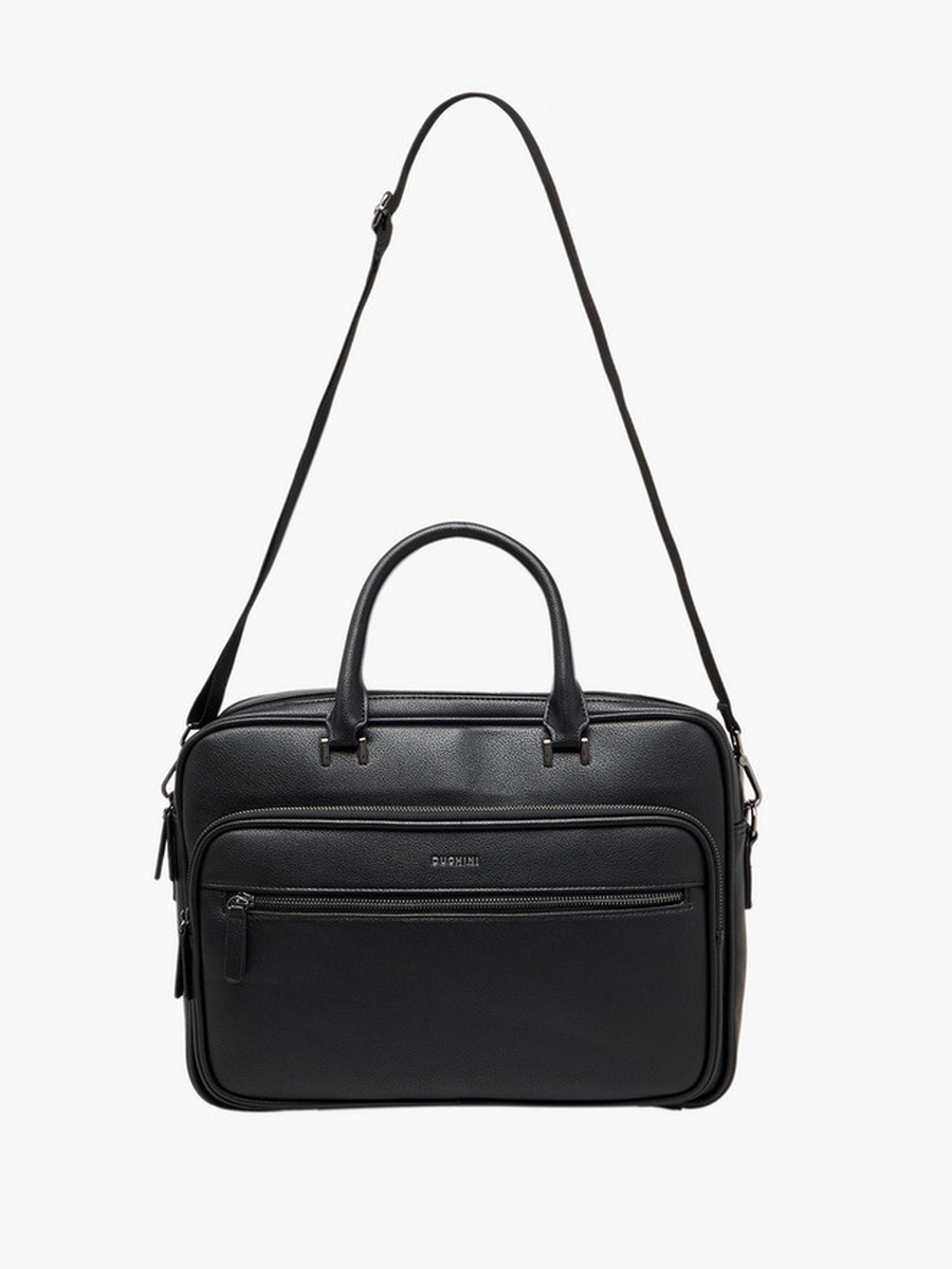 Men Solid Laptop Bag