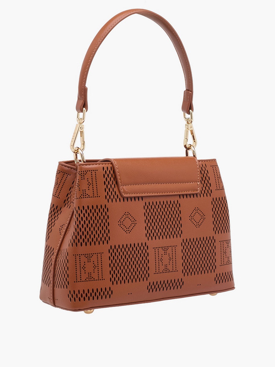 Textured Crossbody Bag with Detachable Straps