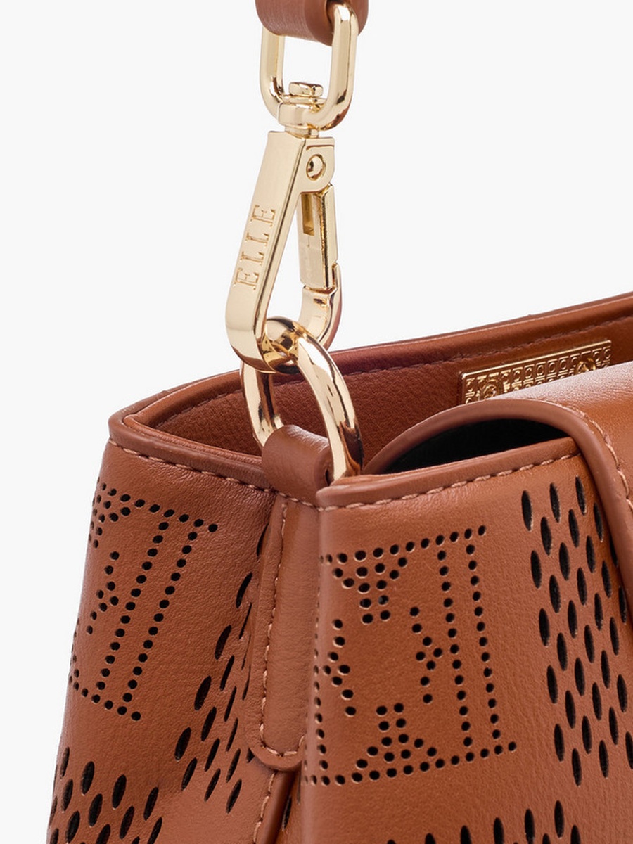 Textured Crossbody Bag with Detachable Straps