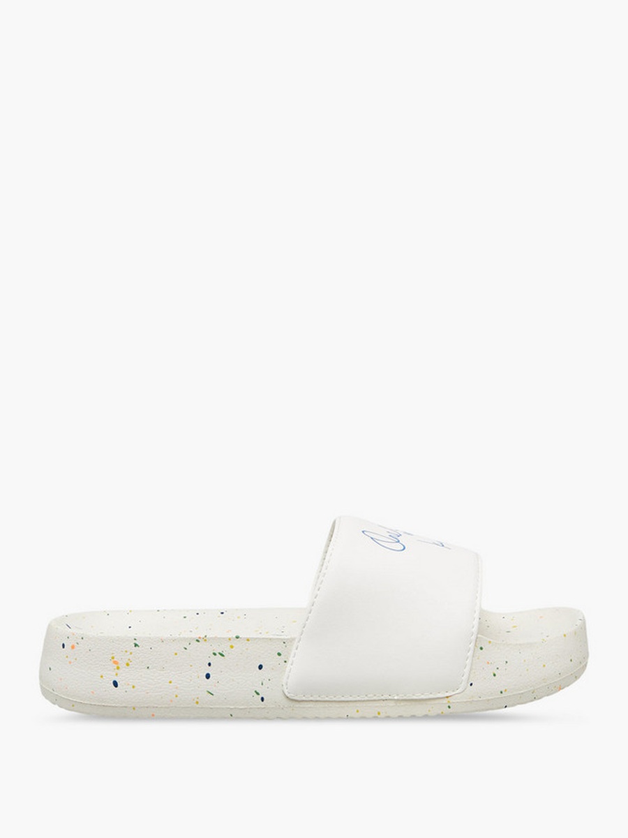 Women Slogan Print Slides