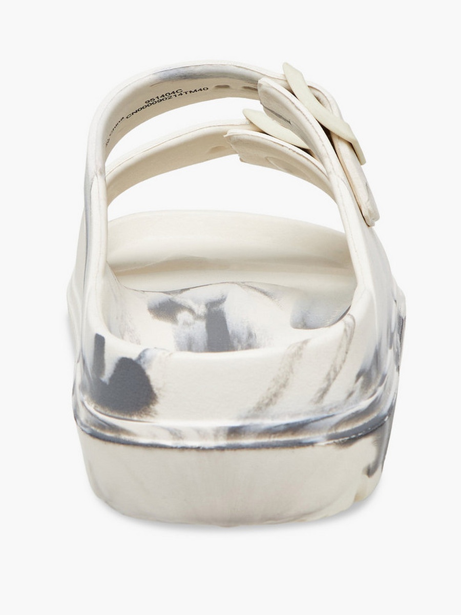 Women Buckle Detail Slides
