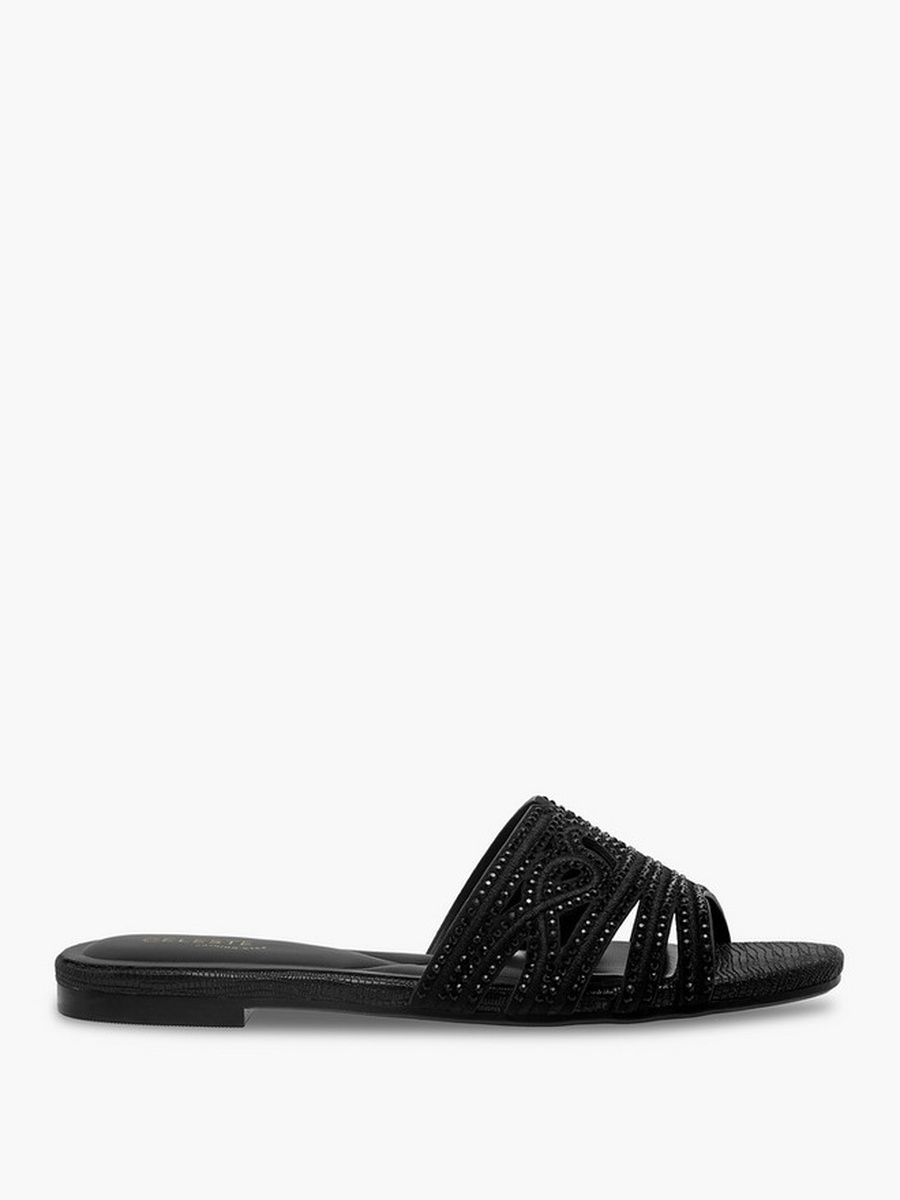 Women Embellished Slip-On Sandals 