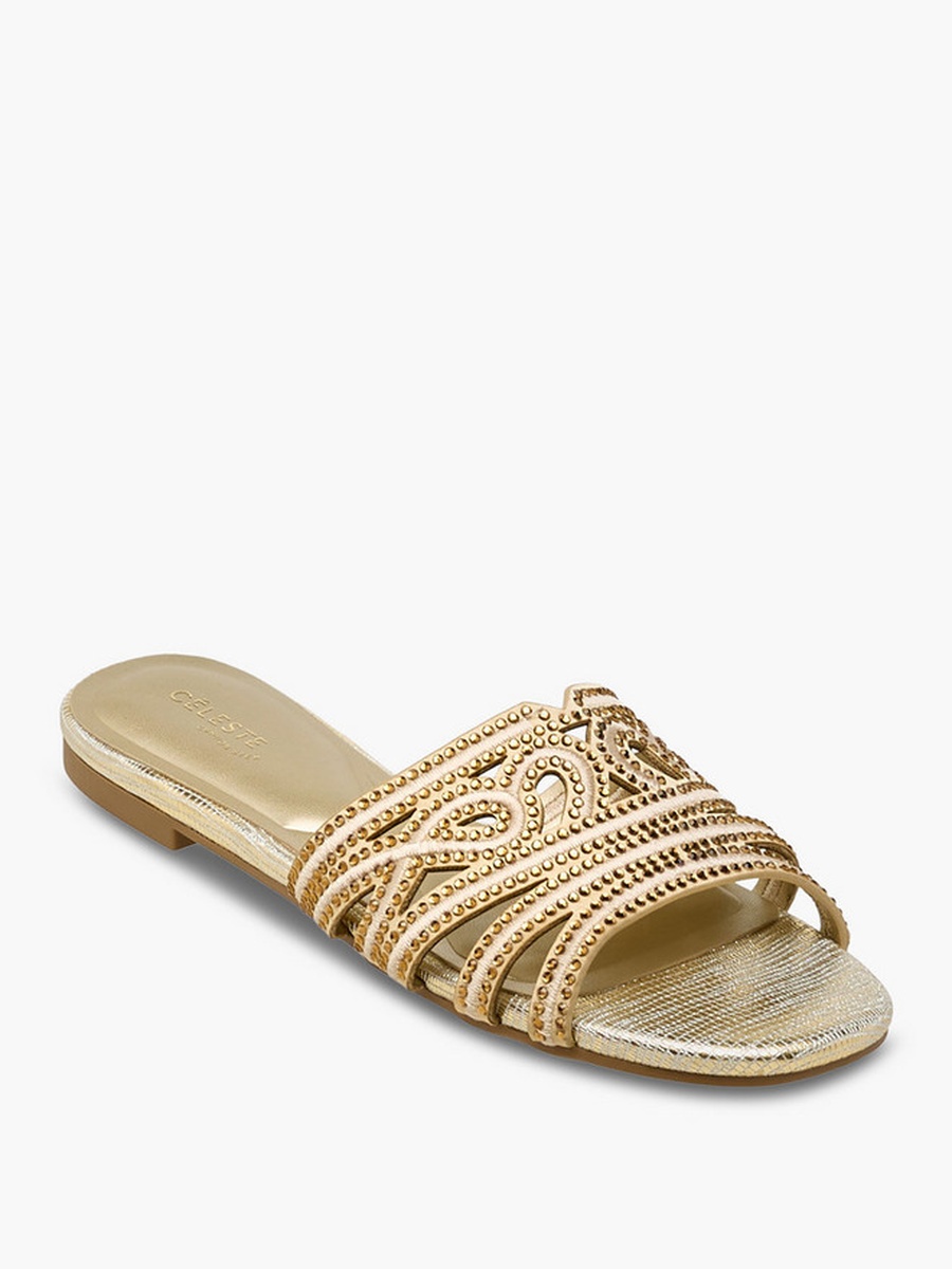 Women Embellished Slip-On Sandals 
