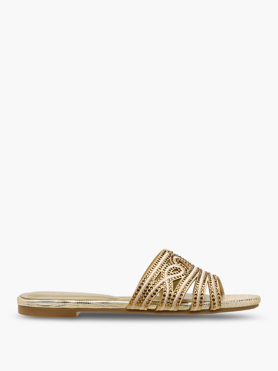Women Embellished Slip-On Sandals 