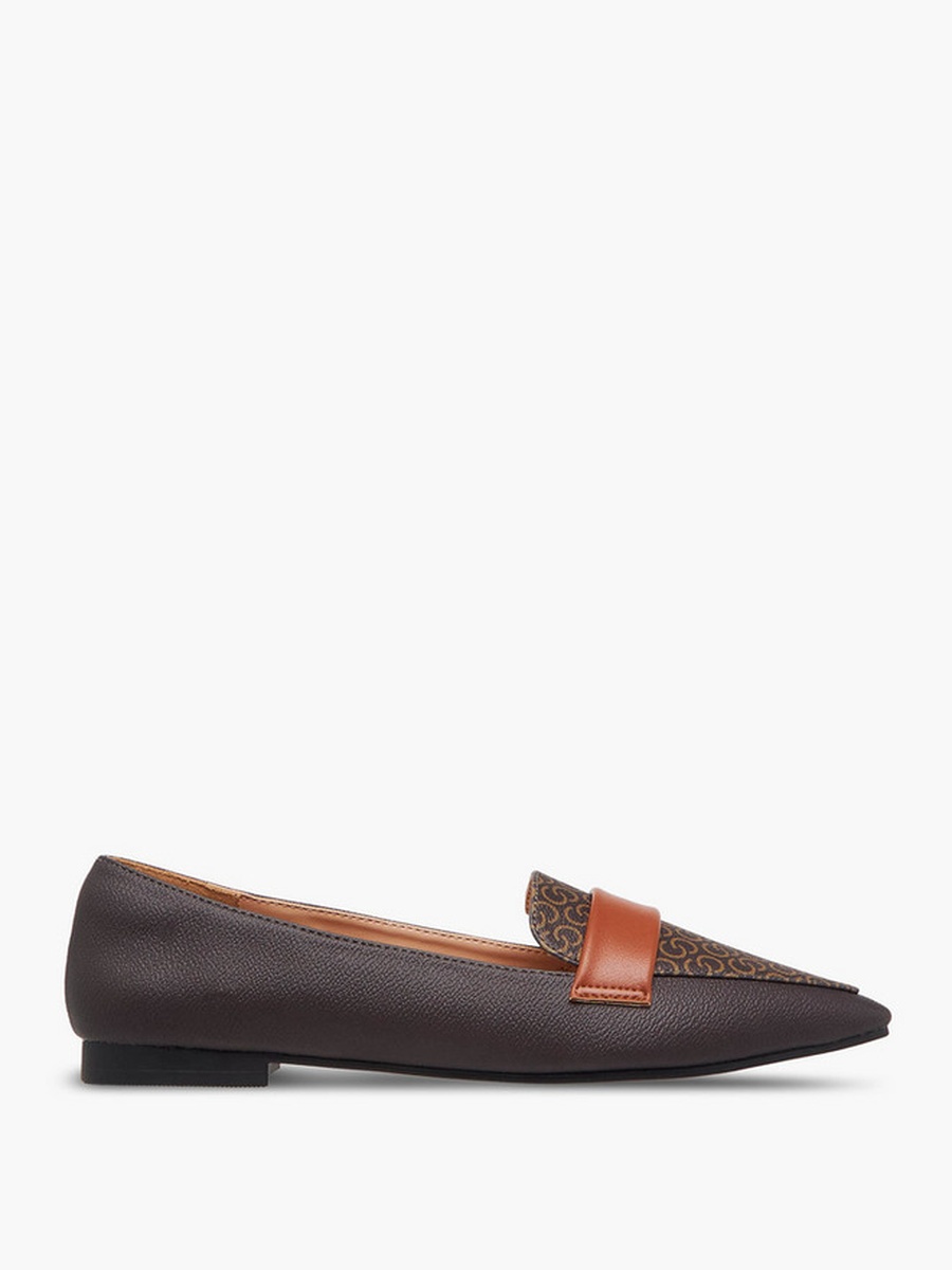 Women Monogram Print Loafers