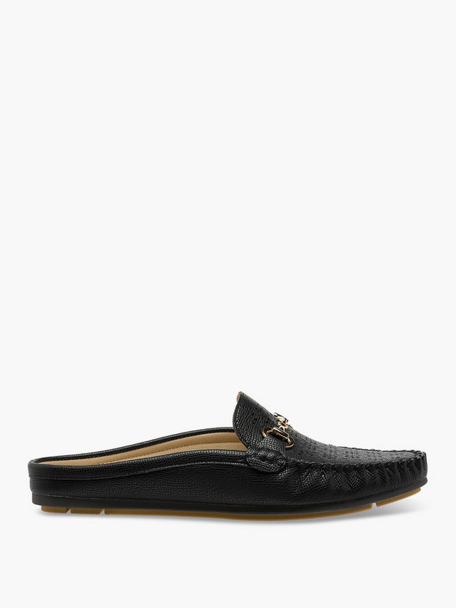 Women Perforated Slip-On Mules