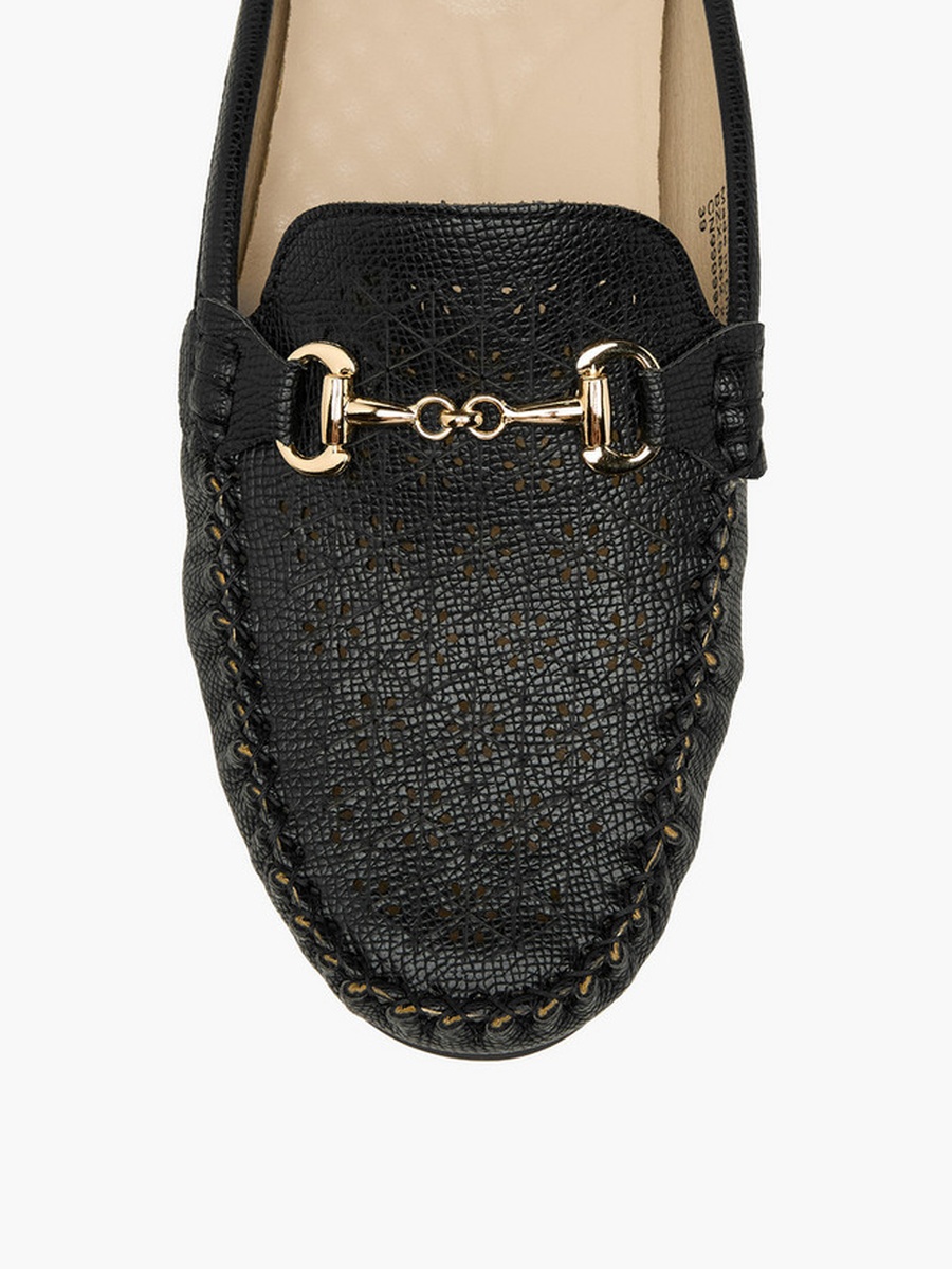 Women Perforated Slip-On Mules