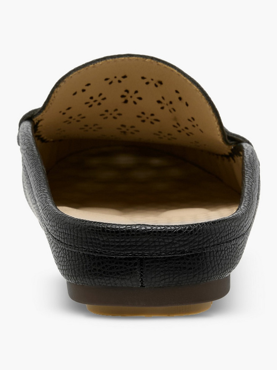 Women Perforated Slip-On Mules