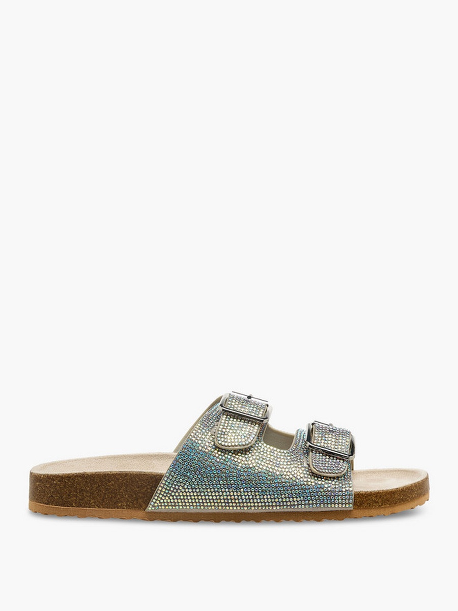 Women Embellished Slide Sandals 