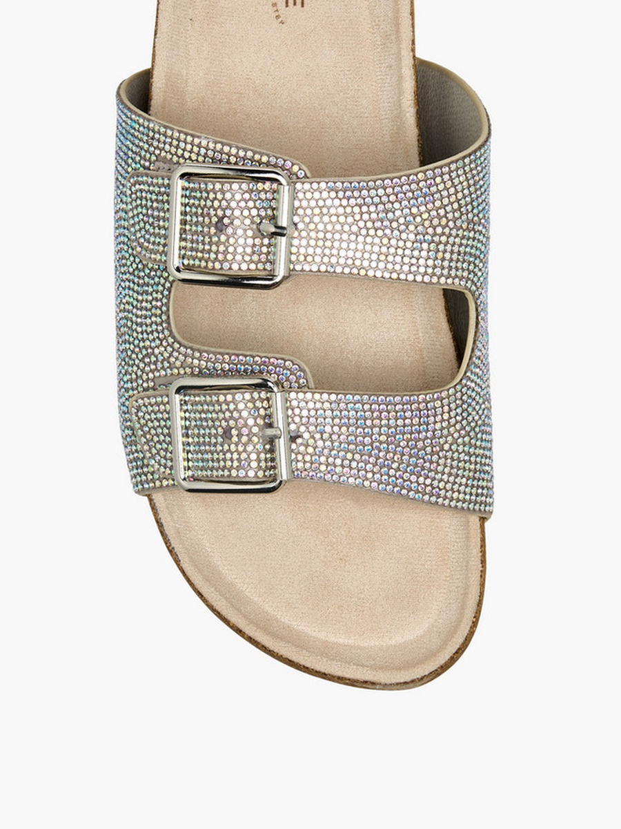 Women Embellished Slide Sandals 