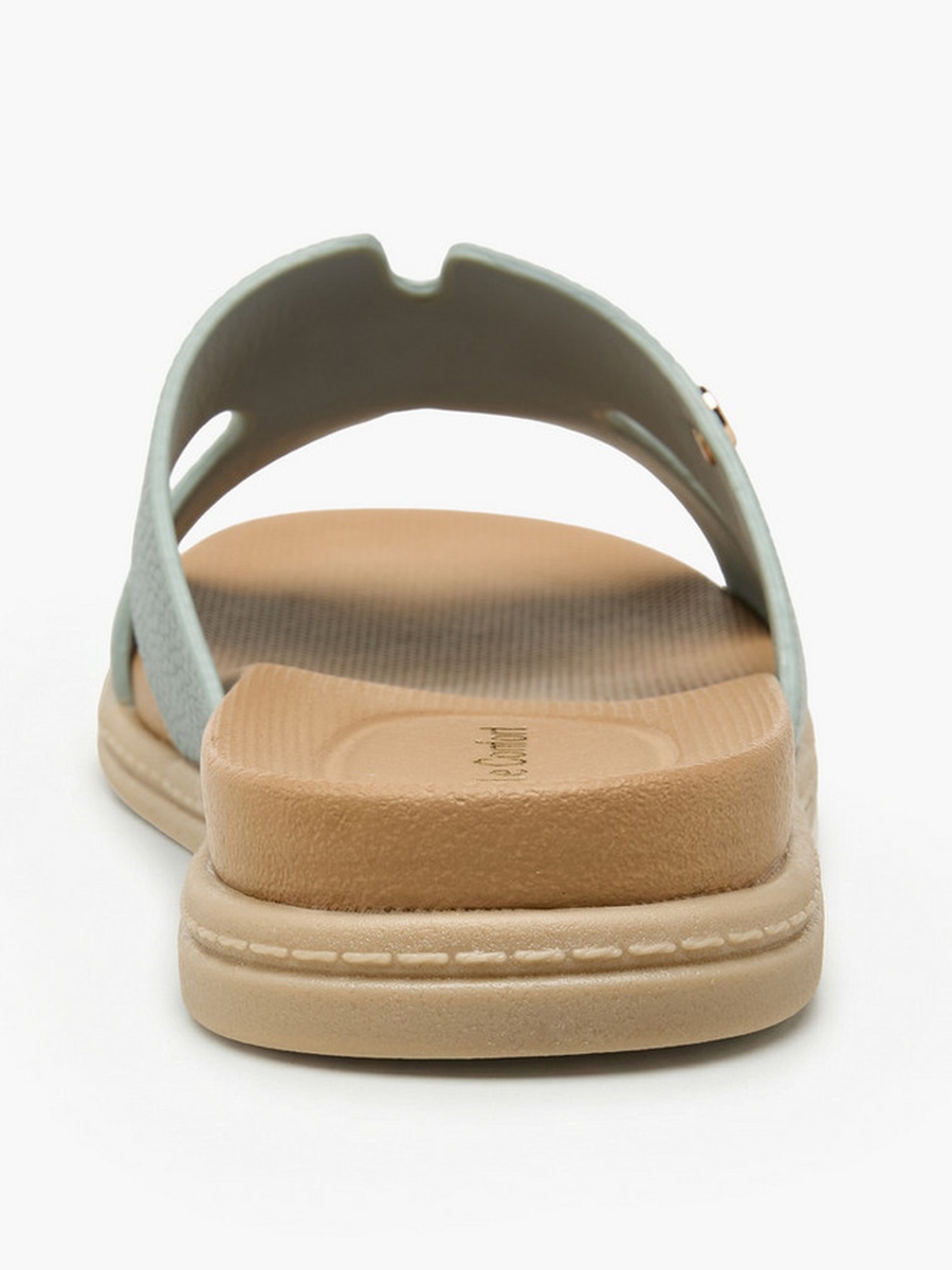 Women Solid Slide Sandals