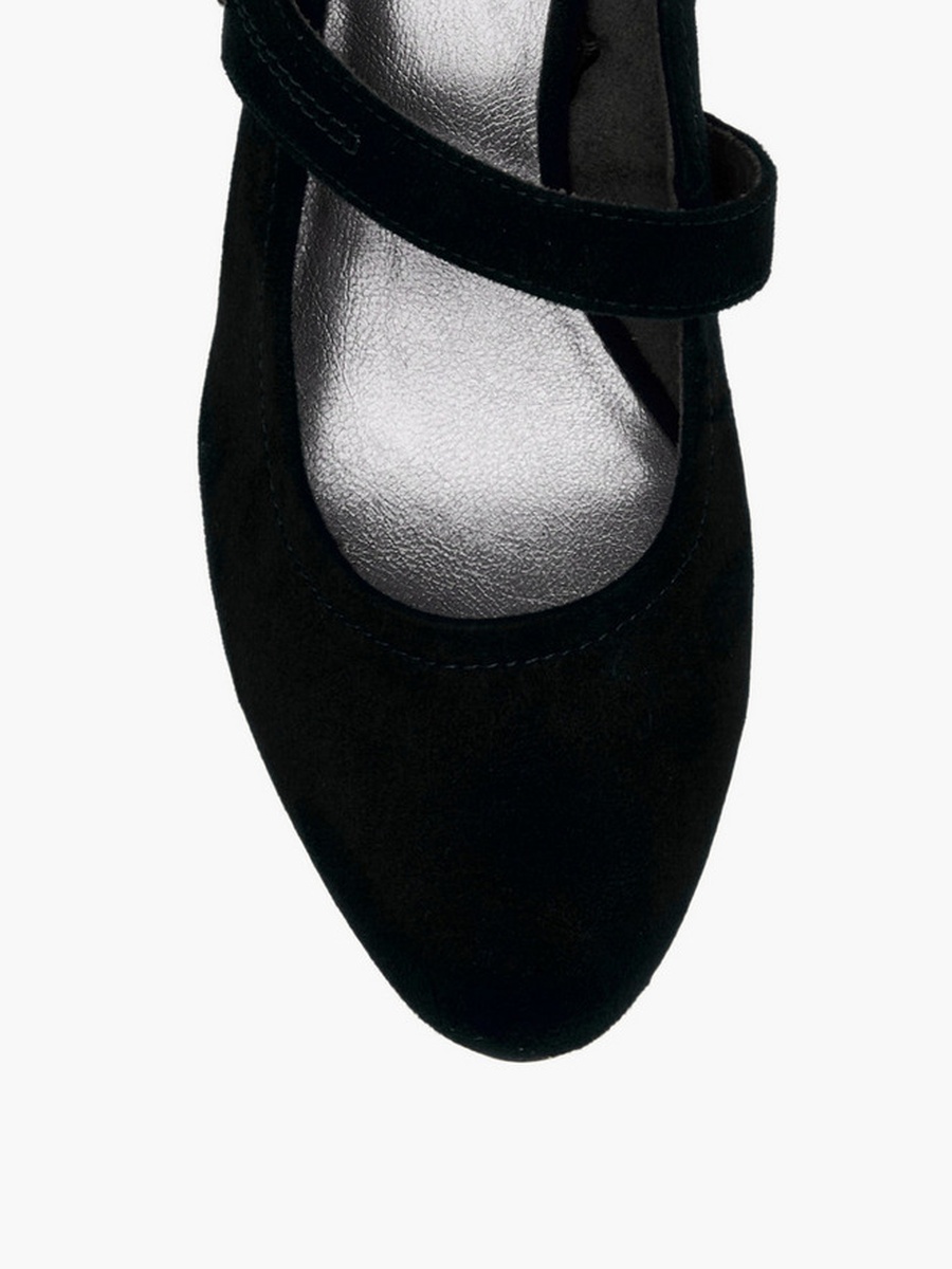 Women Block Heel Mary Jane Shoes