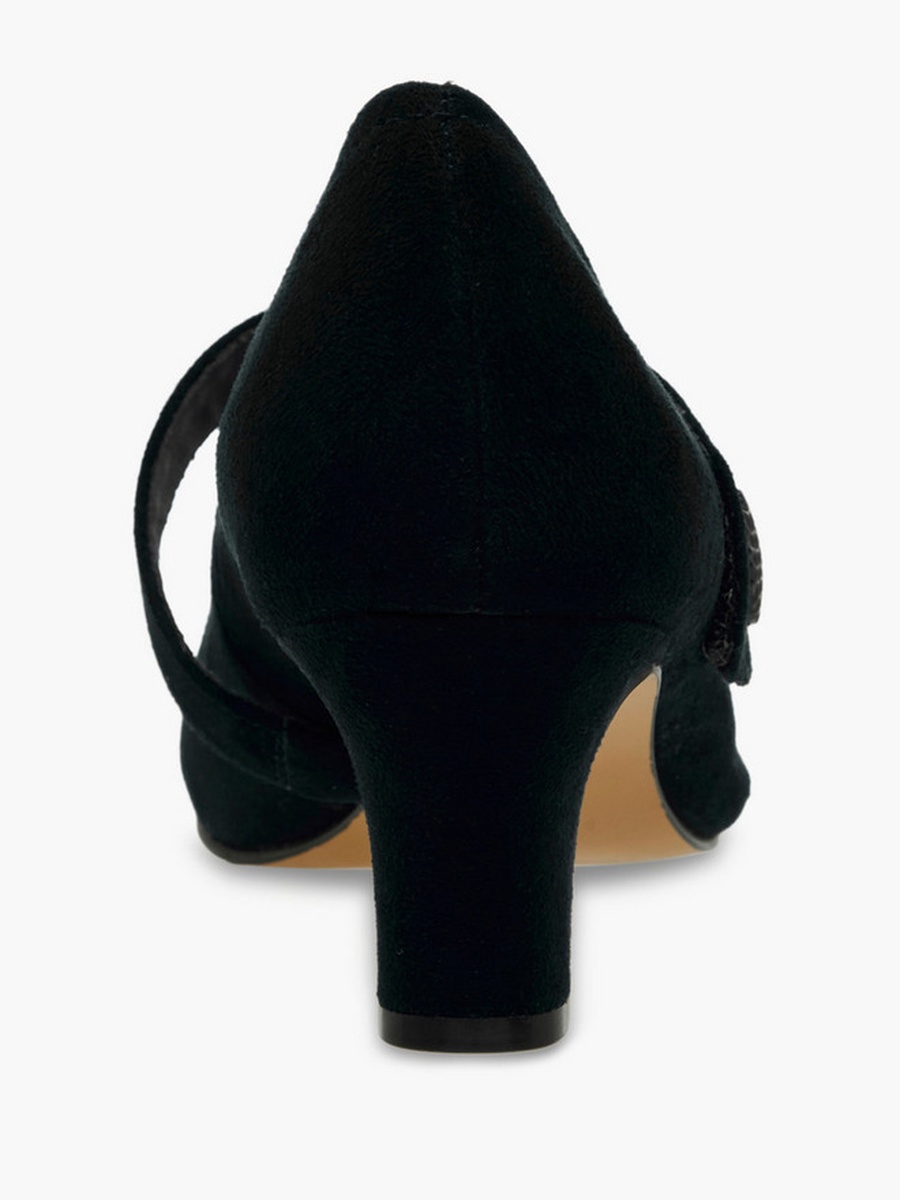 Women Block Heel Mary Jane Shoes