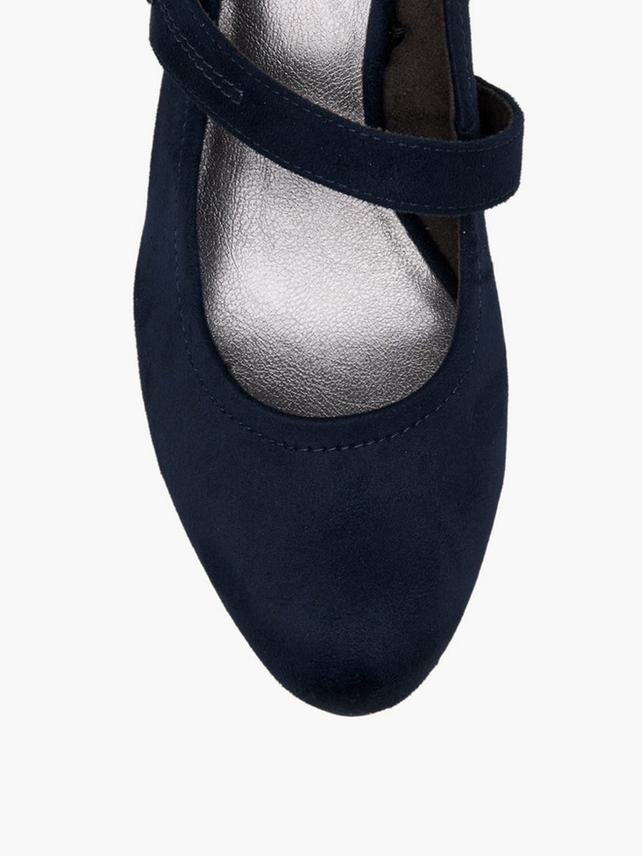 Women Block Heel Mary Jane Shoes