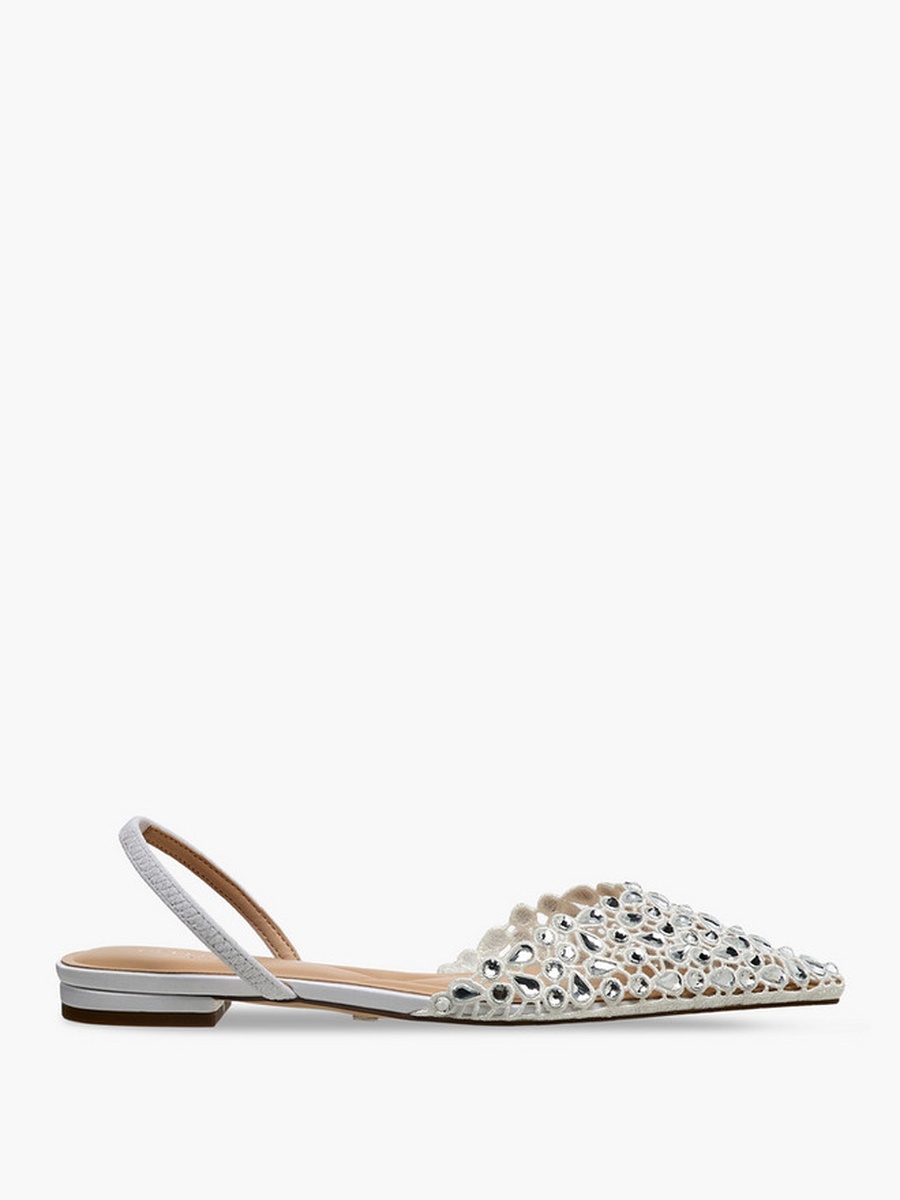 Women Embellished Slingback Mules 