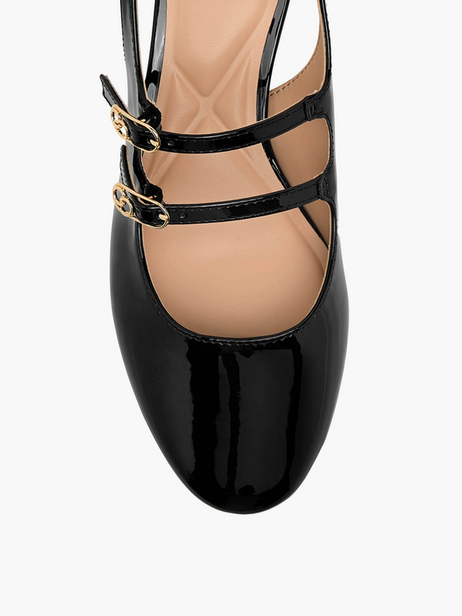 Women Block Heel Slingback Shoes