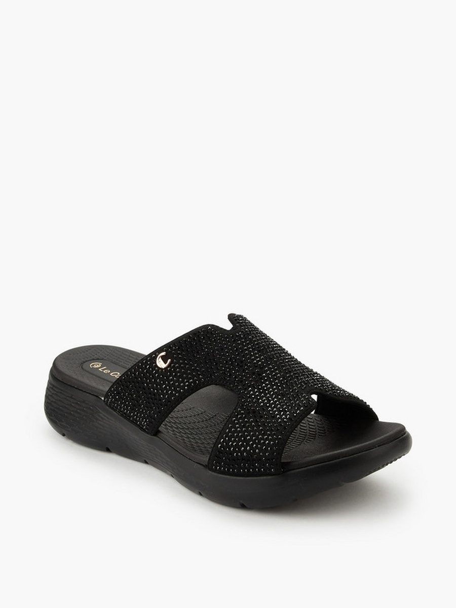 Women Embellished Slide Sandals 