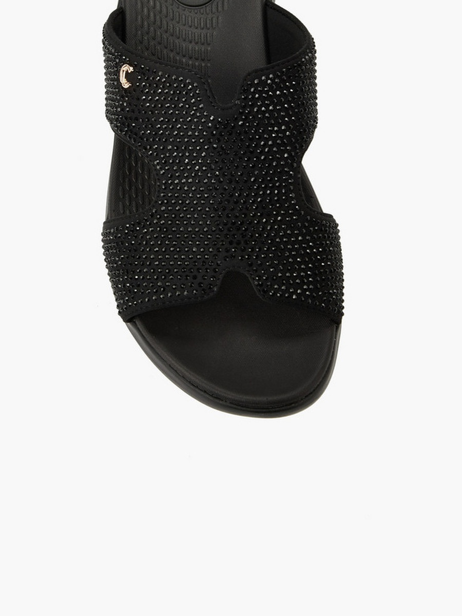 Women Embellished Slide Sandals 
