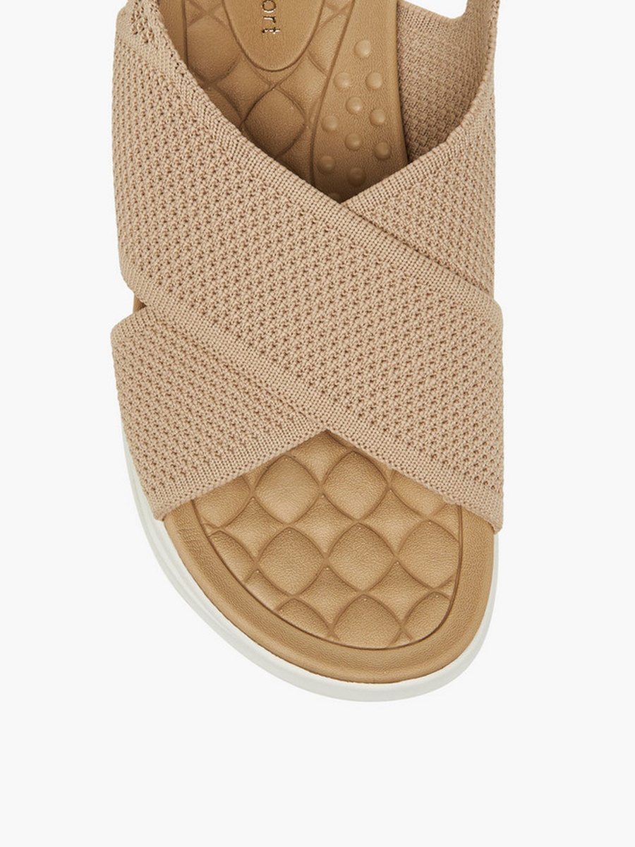 Women Platform Heel Cross Strap Sandals