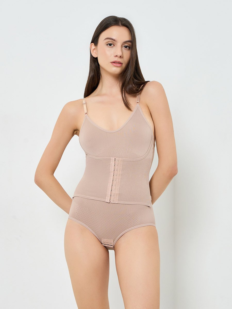 Cami Shapewear Bodysuit with Attached Waist Cincher