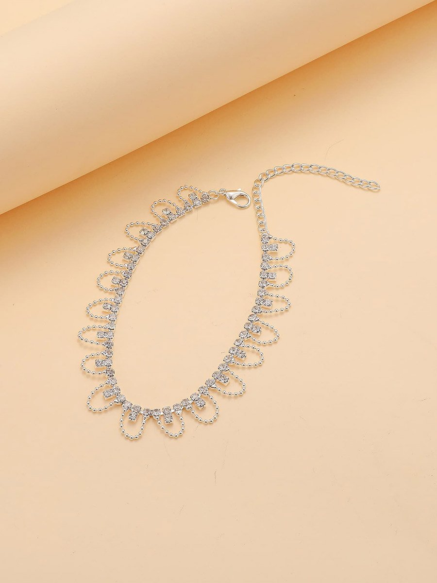 Embellished Crystal Anklet