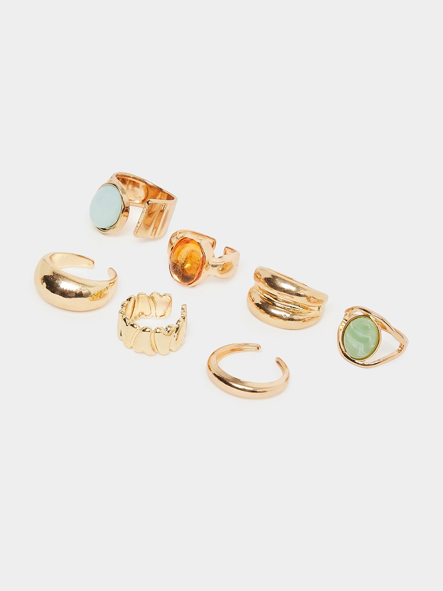 Pack of 7 - Assorted Rings