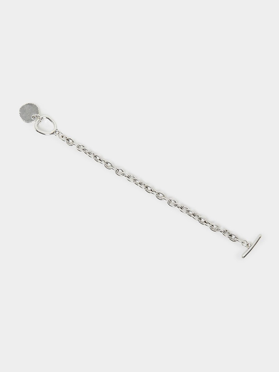 Chain Charm Drop Metal Bracelet