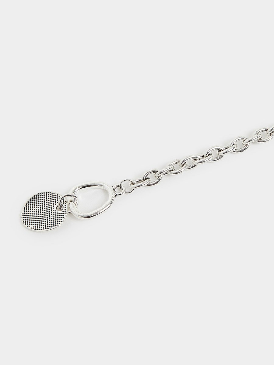 Chain Charm Drop Metal Bracelet